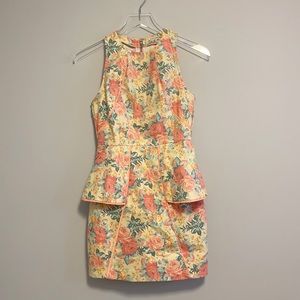 NWT Mustard Seed Peplum Floral Dress